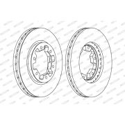 Слика 2 на кочионен диск FERODO PREMIER DDF464
