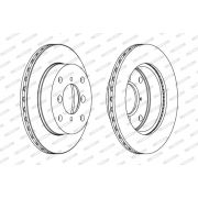 Слика 1 на кочионен диск FERODO PREMIER DDF623C