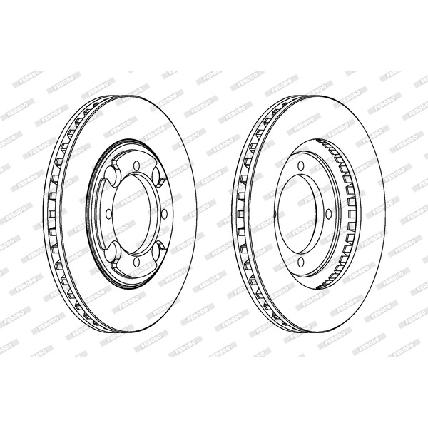 Слика на Кочионен диск FERODO PREMIER DDF691