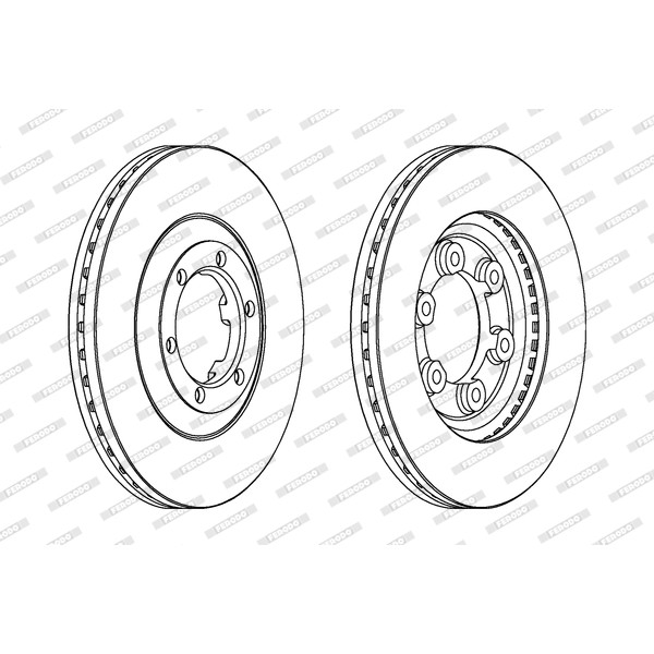 Слика на Кочионен диск FERODO PREMIER DDF693