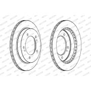 Слика 2 $на Кочионен диск FERODO PREMIER DDF746