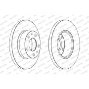 Слика 2 на кочионен диск FERODO PREMIER DDF758