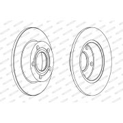 Слика 2 на кочионен диск FERODO PREMIER DDF952