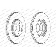 Слика 2 на кочионен диск FERODO PREMIER DDF964C-1