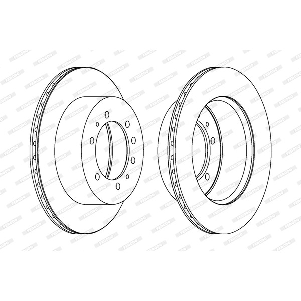 Слика на Кочионен диск FERODO PREMIER DDF976-1