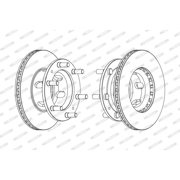 Слика на Кочионен диск FERODO PREMIER FCR108A