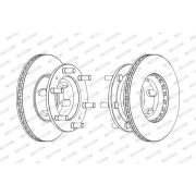 Слика 1 $на Кочионен диск FERODO PREMIER FCR108A