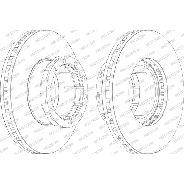 Слика на Кочионен диск FERODO PREMIER FCR114A