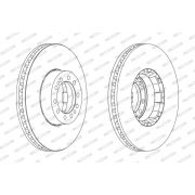 Слика 1 на кочионен диск FERODO PREMIER FCR134A