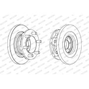 Слика 1 на кочионен диск FERODO PREMIER FCR139A