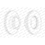 Слика 1 на кочионен диск FERODO PREMIER FCR147A