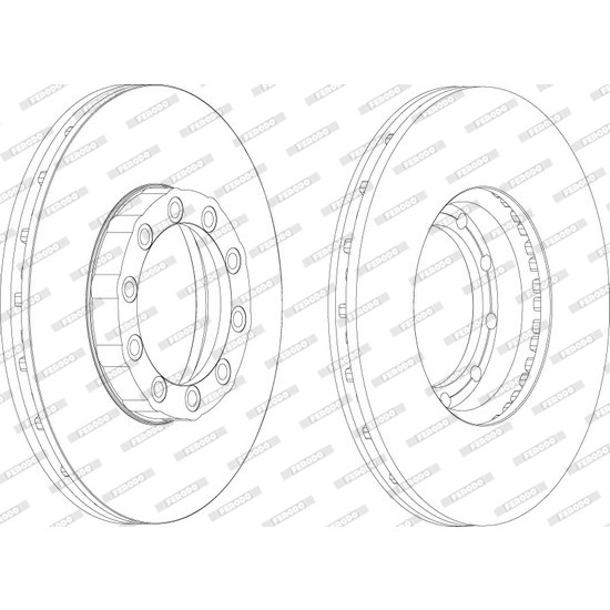 Слика на Кочионен диск FERODO PREMIER FCR169A
