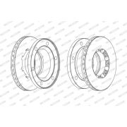 Слика 1 $на Кочионен диск FERODO PREMIER FCR175A