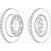 Слика 1 на кочионен диск FERODO PREMIER FCR184A