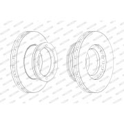 Слика 1 на кочионен диск FERODO PREMIER FCR190A
