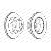 Слика 1 на кочионен диск FERODO PREMIER FCR191A