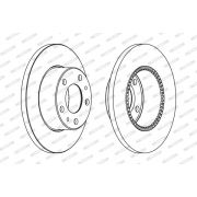 Слика 1 на кочионен диск FERODO PREMIER FCR196A