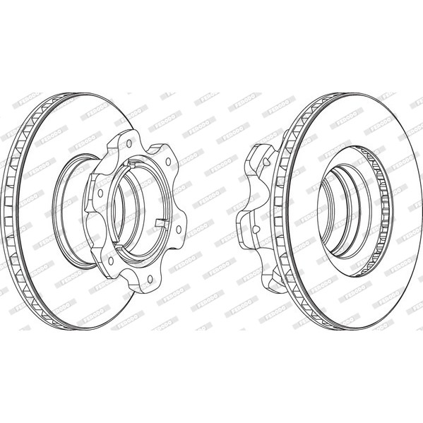 Слика на Кочионен диск FERODO PREMIER FCR209A