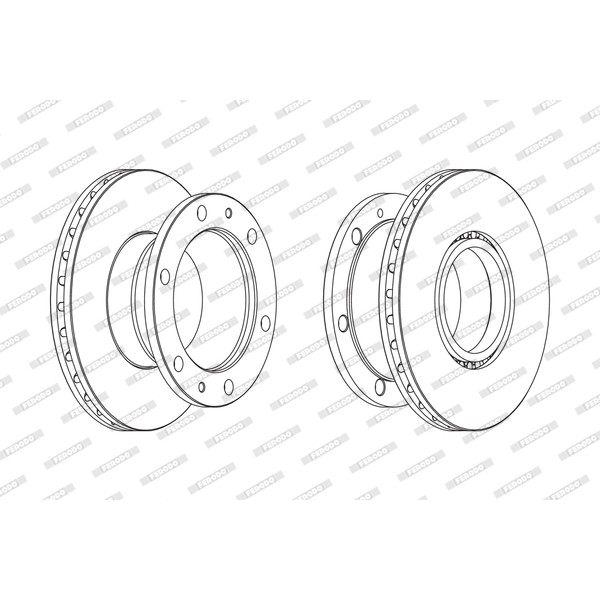 Слика на Кочионен диск FERODO PREMIER FCR322A
