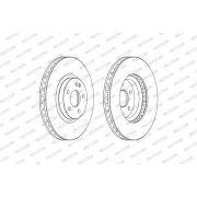 Слика 1 на кочионен диск FERODO PREMIER FCR379A