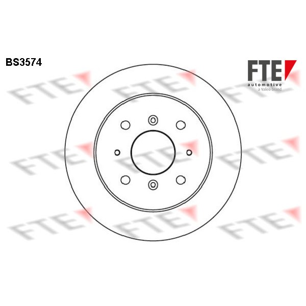 Слика на Кочионен диск FTE BS3574