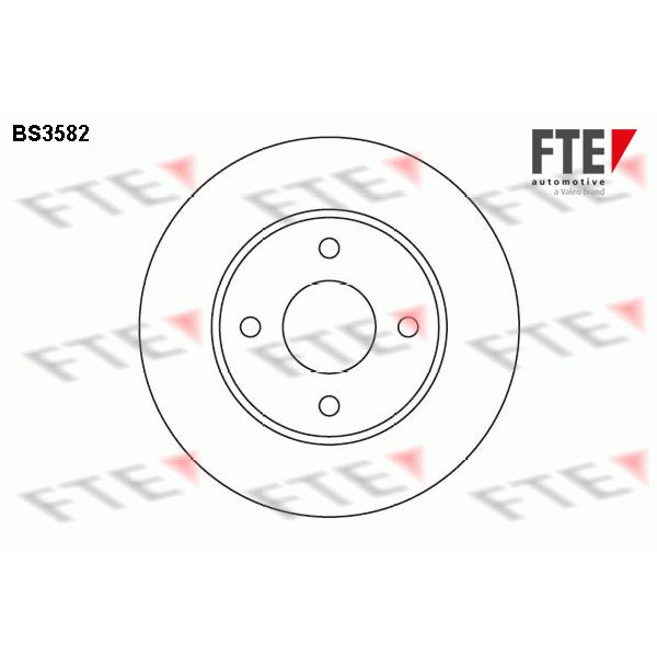 Слика на Кочионен диск FTE BS3582