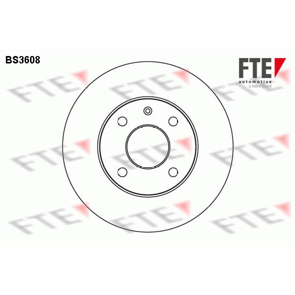 Слика на кочионен диск FTE BS3608 за Ford Sierra Estate (BNG) 2.0 i - 100 коњи бензин