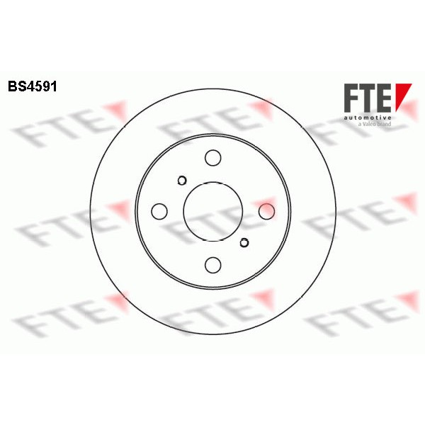 Слика на Кочионен диск FTE BS4591