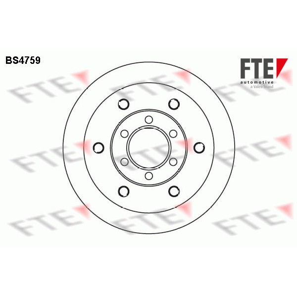 Слика на Кочионен диск FTE BS4759