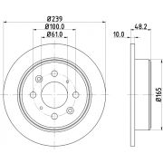 Слика 1 на кочионен диск HELLA PAGID 8DD 355 103-111