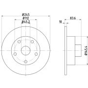 Слика 1 на кочионен диск HELLA PAGID PRO 8DD 355 104-231