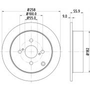 Слика 1 $на Кочионен диск HELLA PAGID PRO 8DD 355 110-471