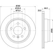 Слика 1 на кочионен диск HELLA PAGID PRO 8DD 355 118-271