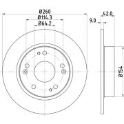 Слика 1 $на Кочионен диск HELLA PAGID PRO 8DD 355 118-991