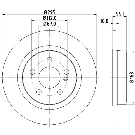 Слика на Кочионен диск HELLA PAGID PRO 8DD 355 119-421