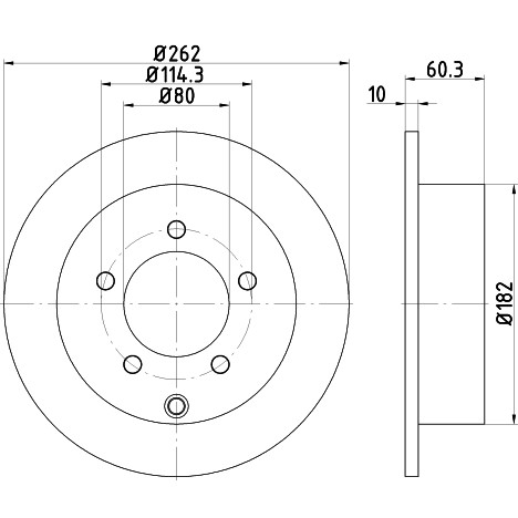 Слика на кочионен диск HELLA PAGID PRO 8DD 355 120-561 за CHRYSLER SEBRING Sedan 2.4 - 174 коњи бензин