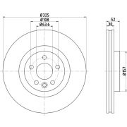 Слика 1 $на Кочионен диск HELLA PAGID PRO 8DD 355 123-111