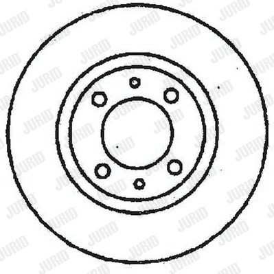 Слика на кочионен диск JURID 561120JC за Lancia Delta (831,AB0) 2.0 16V HF Integrale (831AB.026) - 196 коњи бензин