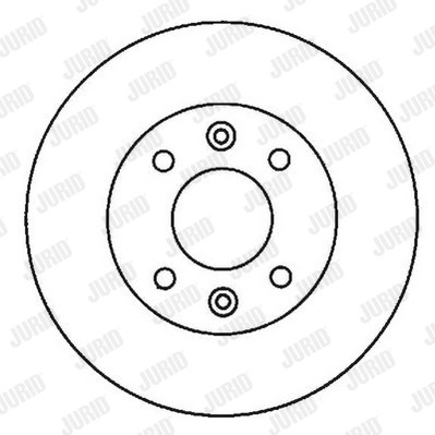 Слика на кочионен диск JURID 561334JC за Renault Espace 2 2.1 RTDT Quadra - 88 коњи дизел