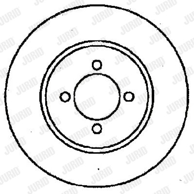Слика на Кочионен диск JURID 561374J