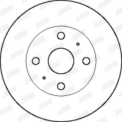 Слика на Кочионен диск JURID 561434J