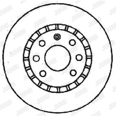 Слика на кочионен диск JURID 561488JC за Daewoo Cielo 1.5 - 90 коњи бензин