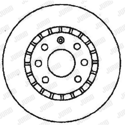 Слика на кочионен диск JURID 561588J за Opel Vectra A 1.8 i - 90 коњи бензин