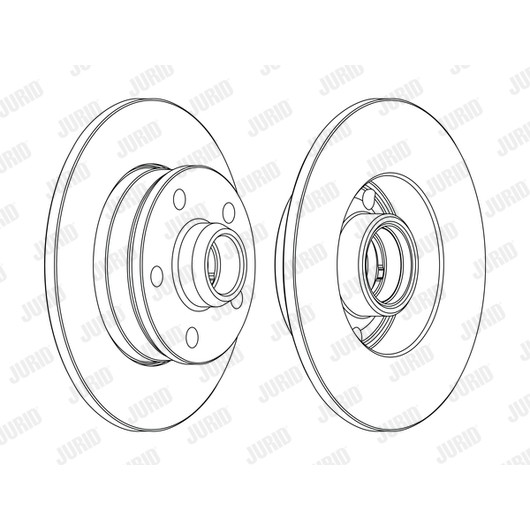 Слика на Кочионен диск JURID 561620JC-1