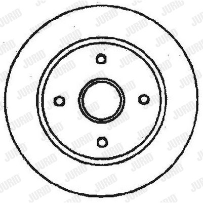 Слика на кочионен диск JURID 561678JC за Ford Mondeo 1 Estate (BNP) 1.8 i 16V - 112 коњи бензин