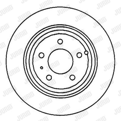 Слика на кочионен диск JURID 561867JC за Volvo S70 Saloon (P80) 2.4 - 170 коњи бензин