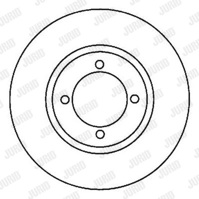 Слика на Кочионен диск JURID 561972J