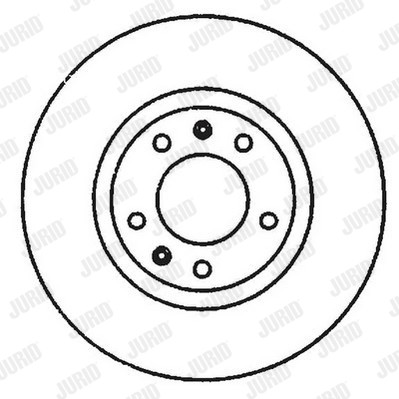 Слика на кочионен диск JURID 561992JC за Citroen Jumper BOX 244 2.2 HDi - 101 коњи дизел