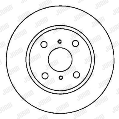 Слика на Кочионен диск JURID 562007JC
