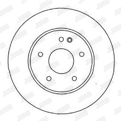 Слика на кочионен диск JURID 562013JC за Mercedes E-class Estate (s210) E 290 T Turbo-D (210.217) - 129 коњи дизел